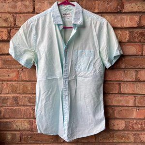 Express 100% Cotton Soft Wash Short Sleeve Button-Down